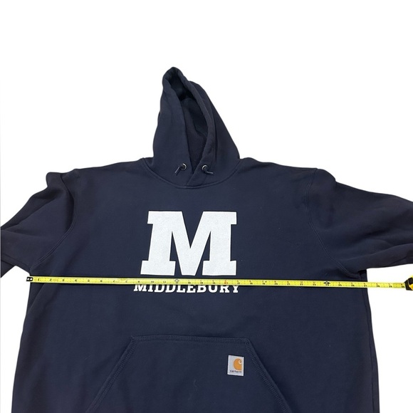 Carhartt Middlebury College Navy Blue Hoodie - Picture 5 of 6
